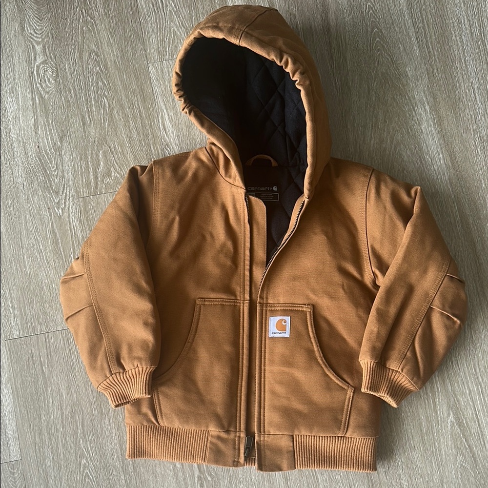 BOYS' FLANNEL QUILT LINED ACTIVE JACKET size xs